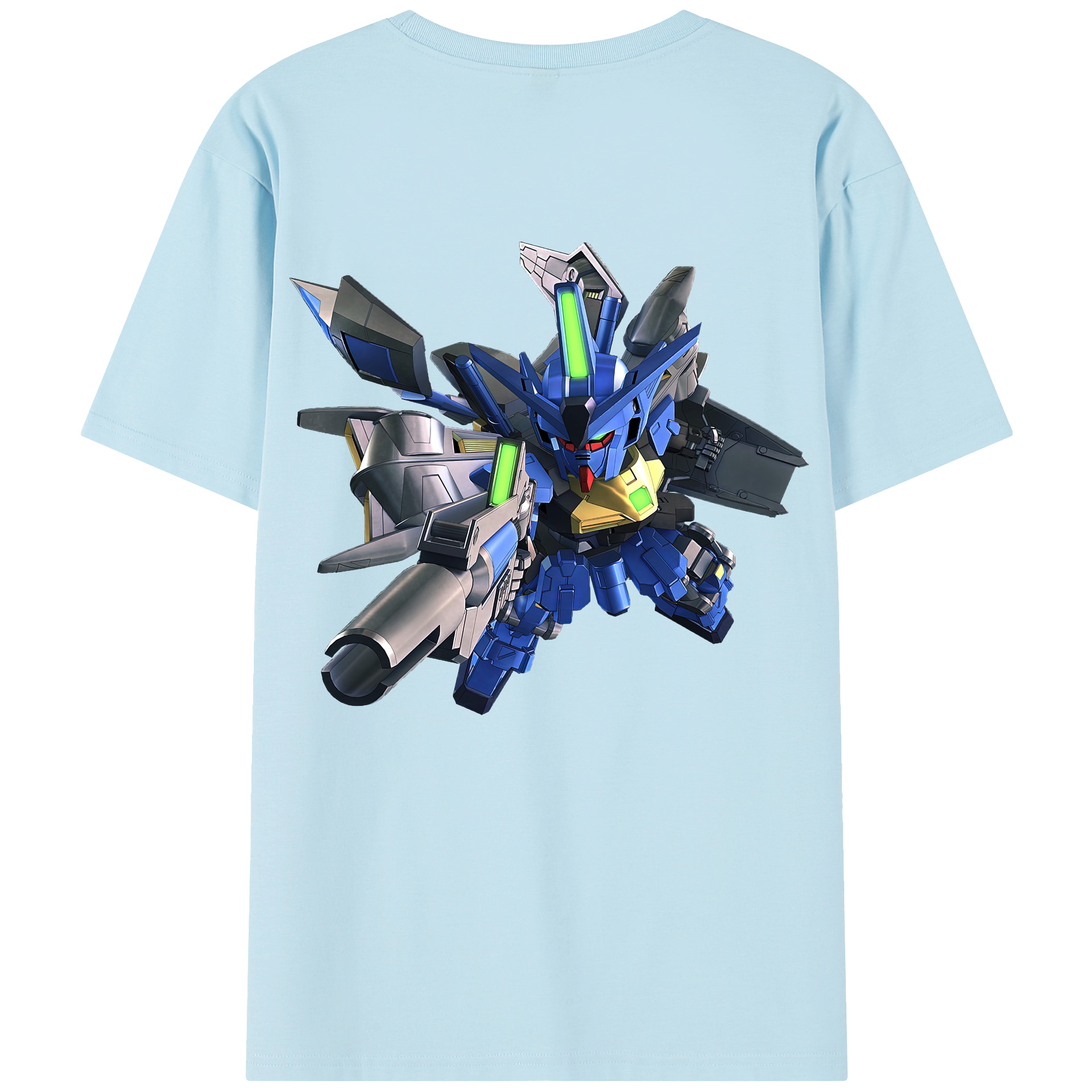 （画像用） 機動戦士ガンダム Mobile Suit Gundam 綿100％半袖Tシャツ（背面プリント）